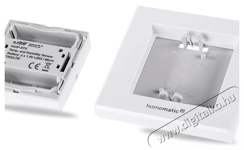 Homematic IP hőm&eacute;rs&eacute;klet- &eacute;s p&aacute;ratartalom &eacute;rz&eacute;kelő - belt&eacute;ri - HmIP-STH H&aacute;ztart&aacute;s / Otthon / K&uuml;lt&eacute;r - Okos otthon - Termoszt&aacute;t - 508138