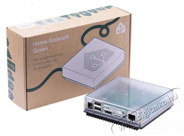 Home Assistant Green Okosotthon HUB H&aacute;ztart&aacute;s / Otthon / K&uuml;lt&eacute;r - Okos otthon - Kieg&eacute;sz&iacute;tő - 508110