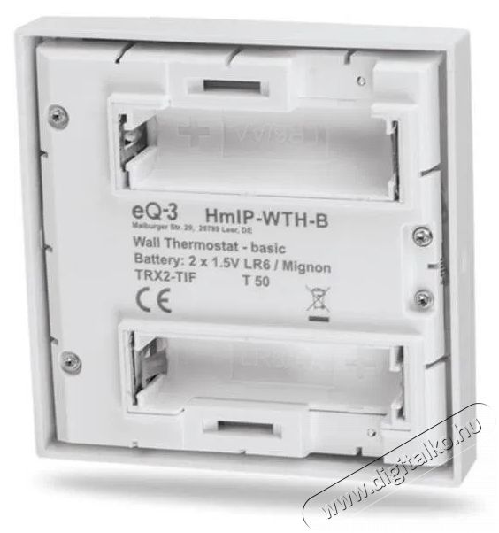 Homematic IP fali termoszt&aacute;t Basic H&aacute;ztart&aacute;s / Otthon / K&uuml;lt&eacute;r - Okos otthon - Termoszt&aacute;t - 508124