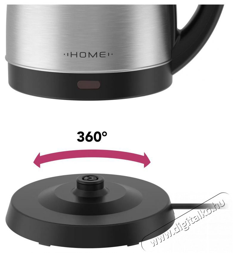 HOME HM-EK-A150SS Easy Boil Konyhai term&eacute;kek - V&iacute;zforral&oacute; / teafőző - 513092