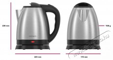 HOME HM-EK-A150SS Easy Boil Konyhai term&eacute;kek - V&iacute;zforral&oacute; / teafőző - 513092