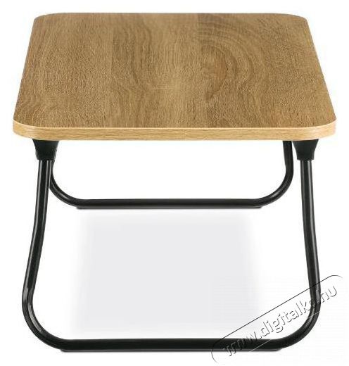 HOMEPRO Autronic &Ouml;sszecsukhat&oacute; laptop asztal, t&ouml;lgyfa, fekete f&eacute;m Iroda &eacute;s sz&aacute;m&iacute;t&aacute;stechnika - Egy&eacute;b sz&aacute;m&iacute;t&aacute;stechnikai term&eacute;k - 522011