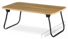 HOMEPRO Autronic &Ouml;sszecsukhat&oacute; laptop asztal, t&ouml;lgyfa, fekete f&eacute;m Iroda &eacute;s sz&aacute;m&iacute;t&aacute;stechnika - Egy&eacute;b sz&aacute;m&iacute;t&aacute;stechnikai term&eacute;k - 522011