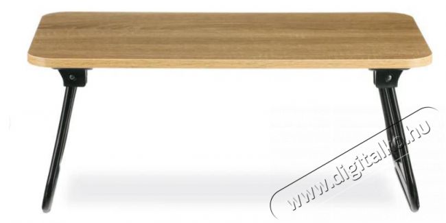 HOMEPRO Autronic &Ouml;sszecsukhat&oacute; laptop asztal, t&ouml;lgyfa, fekete f&eacute;m Iroda &eacute;s sz&aacute;m&iacute;t&aacute;stechnika - Egy&eacute;b sz&aacute;m&iacute;t&aacute;stechnikai term&eacute;k - 522011