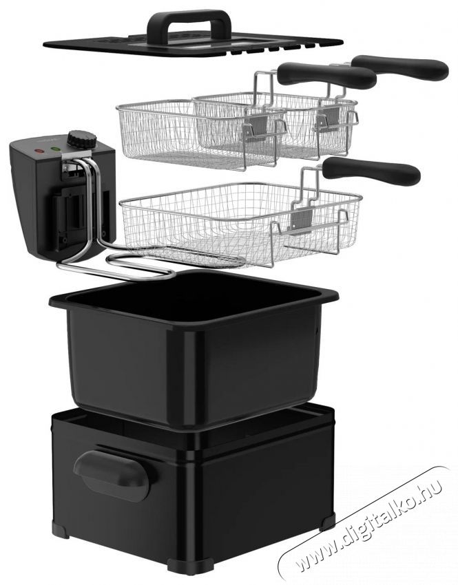 HOME DF-G360B Deep Fry Max Olajs&uuml;tő Konyhai term&eacute;kek - Konyhai kisg&eacute;p (s&uuml;t&eacute;s / főz&eacute;s / hűt&eacute;s / &eacute;telk&eacute;sz&iacute;t&eacute;s) - Olajs&uuml;tő - 540039