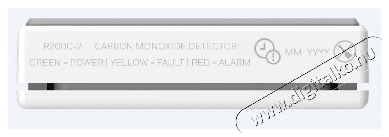 Honeywell R200C-2 CO Sz&eacute;nmonoxid &eacute;rz&eacute;kelő H&aacute;ztart&aacute;s / Otthon / K&uuml;lt&eacute;r - Biztons&aacute;gtechnika - F&uuml;st- &eacute;s sz&eacute;n-monoxid &eacute;rz&eacute;kelő - 469894