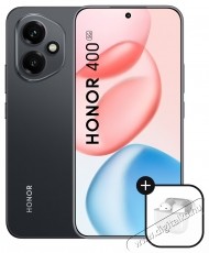 Honor 400 Mobiltelefon, Dual SIM, 8 GB RAM, 512 GB ROM, &Eacute;jfekete + HONOR Choice Earbuds X7e Active f&uuml;lhallgat&oacute; Mobil / Kommunik&aacute;ci&oacute; / Smart - Okostelefon - Android - 533509