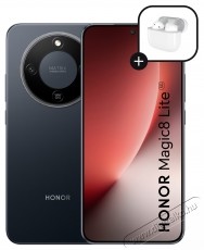 Honor Magic 8 Lite mobiltelefon, Dual SIM, 8GB RAM, 256GB, Midnight Black - Honor Choice Earbuds X7e Active fejhallgat&oacute; mell&eacute;kelve Mobil / Kommunik&aacute;ci&oacute; / Smart - Okostelefon - Android - 536876