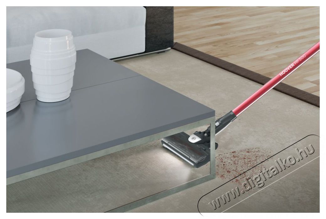 Hoover HF322TH 011 sz&uuml;rke-piros akkumul&aacute;toros &aacute;ll&oacute; porsz&iacute;v&oacute; H&aacute;ztart&aacute;s / Otthon / K&uuml;lt&eacute;r - Porsz&iacute;v&oacute; / takar&iacute;t&oacute;g&eacute;p - K&eacute;zi / &aacute;ll&oacute; porsz&iacute;v&oacute; - 399816