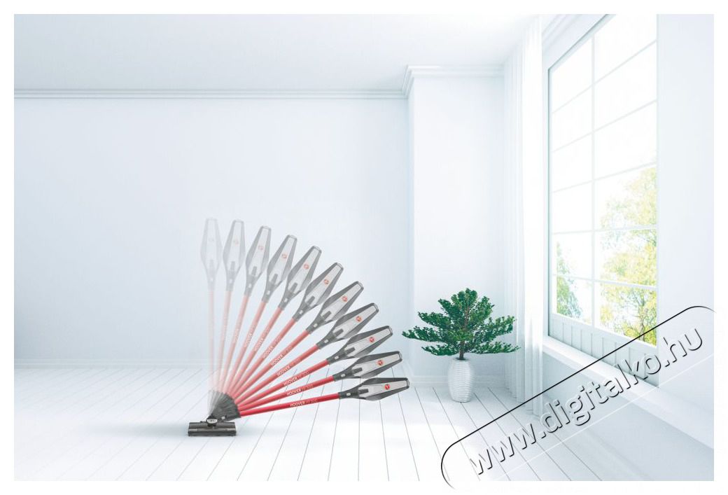 Hoover HF322TH 011 sz&uuml;rke-piros akkumul&aacute;toros &aacute;ll&oacute; porsz&iacute;v&oacute; H&aacute;ztart&aacute;s / Otthon / K&uuml;lt&eacute;r - Porsz&iacute;v&oacute; / takar&iacute;t&oacute;g&eacute;p - K&eacute;zi / &aacute;ll&oacute; porsz&iacute;v&oacute; - 399816