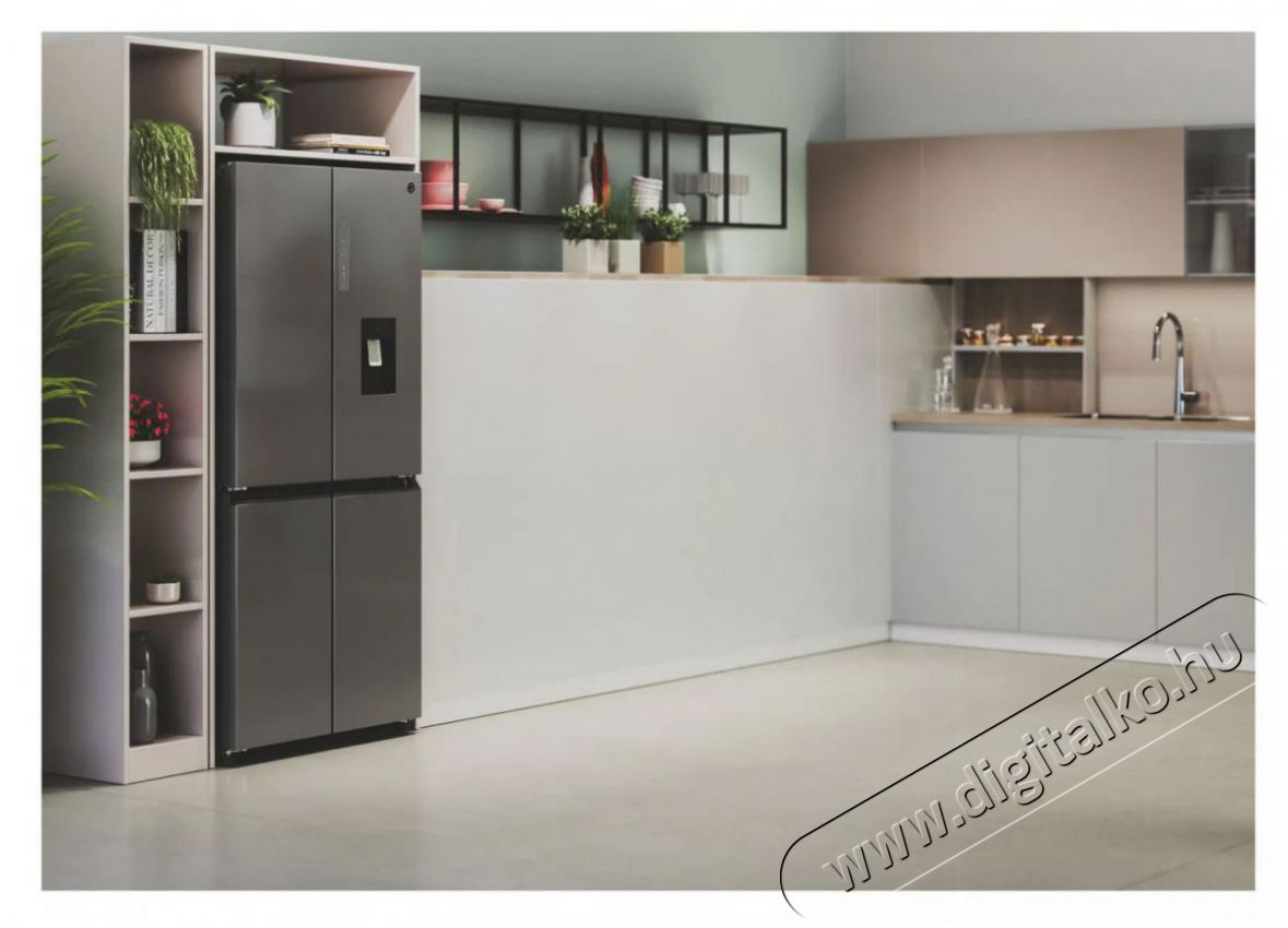 Hoover HHCR3818EWPL Konyhai term&eacute;kek - Hűtő, fagyaszt&oacute; (szabadon&aacute;ll&oacute;) - Amerikai t&iacute;pus&uacute; Side By Side hűtő - 509339