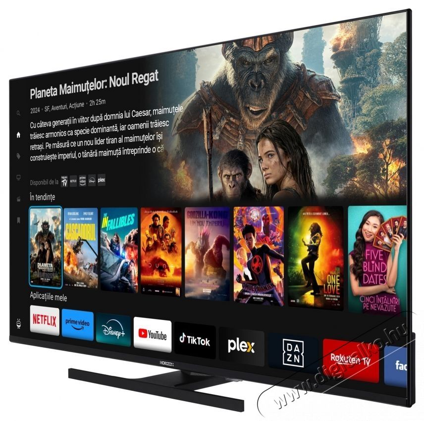 Horizon 55HQ8560U/D QLED TV, 139 cm, Smart, 4K Ultra HD, E energiaoszt&aacute;ly Telev&iacute;zi&oacute;k - LED telev&iacute;zi&oacute; - UHD 4K felbont&aacute;s&uacute; - 535326