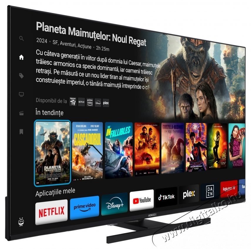 Horizon 55HQ8560U/D QLED TV, 139 cm, Smart, 4K Ultra HD, E energiaoszt&aacute;ly Telev&iacute;zi&oacute;k - LED telev&iacute;zi&oacute; - UHD 4K felbont&aacute;s&uacute; - 535326