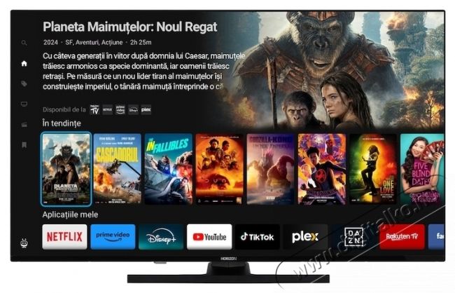 Horizon 43HQ8560U/D QLED TV, 108 cm, Smart, 4K Ultra HD, F energiaoszt&aacute;ly Telev&iacute;zi&oacute;k - LED telev&iacute;zi&oacute; - UHD 4K felbont&aacute;s&uacute; - 535317