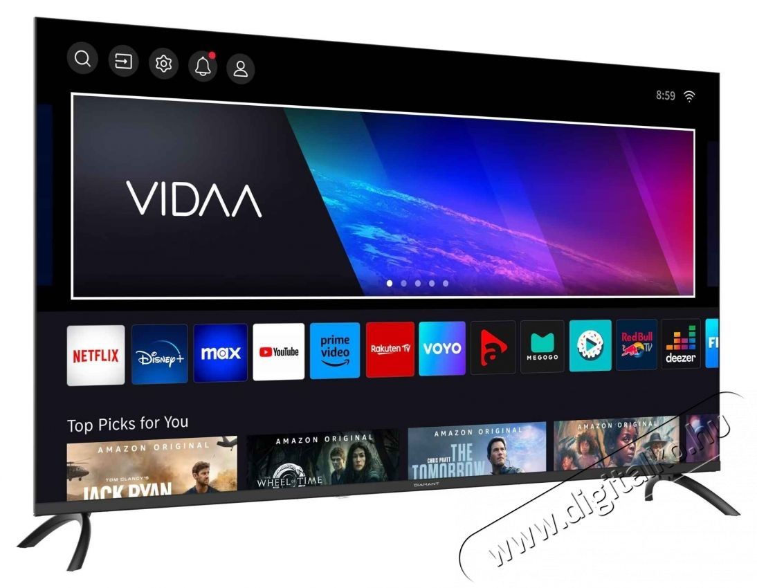 Horizon Diamant 43HL5530U/C LED Telev&iacute;zi&oacute;, 109 cm, Smart, 4K Ultra HD, F energiaoszt&aacute;ly Telev&iacute;zi&oacute;k - LED telev&iacute;zi&oacute; - UHD 4K felbont&aacute;s&uacute; - 535315