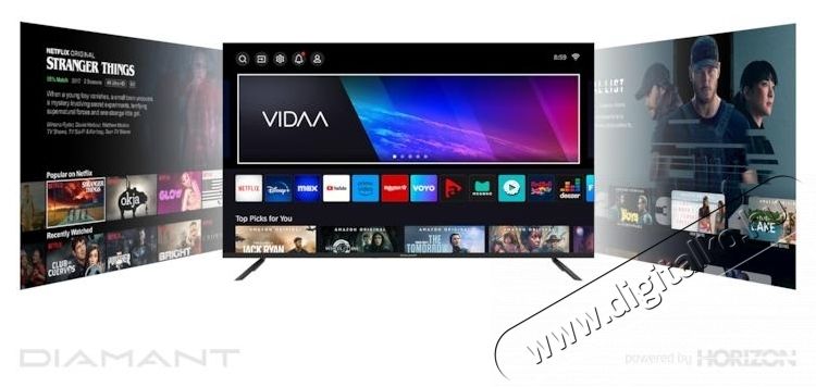 Horizon 55HL5530U/C LED TV, 139 cm, Smart, 4K Ultra HD, E energiaoszt&aacute;ly Telev&iacute;zi&oacute;k - LED telev&iacute;zi&oacute; - UHD 4K felbont&aacute;s&uacute; - 535323