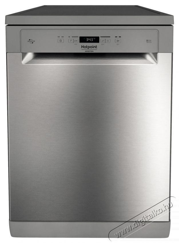Hotpoint HFC3C41CWX Mosogat&oacute;g&eacute;p, Rozsdamentes ac&eacute;l Konyhai term&eacute;kek - Mosogat&oacute;g&eacute;p - Norm&aacute;l (60cm) szabadon&aacute;ll&oacute; mosogat&oacute;g&eacute;p - 535329