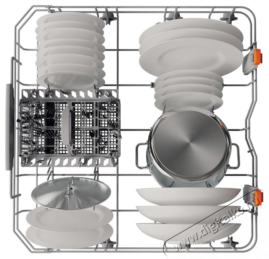 Hotpoint HFC3C41CWX Mosogat&oacute;g&eacute;p, Rozsdamentes ac&eacute;l Konyhai term&eacute;kek - Mosogat&oacute;g&eacute;p - Norm&aacute;l (60cm) szabadon&aacute;ll&oacute; mosogat&oacute;g&eacute;p - 535329
