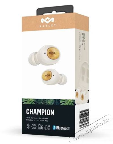 House of Marley Champion TWS - Signature Cream Audio-Video / Hifi / Multim&eacute;dia - F&uuml;l &eacute;s Fejhallgat&oacute;k - F&uuml;lhallgat&oacute; mikrofonnal / headset - 518753