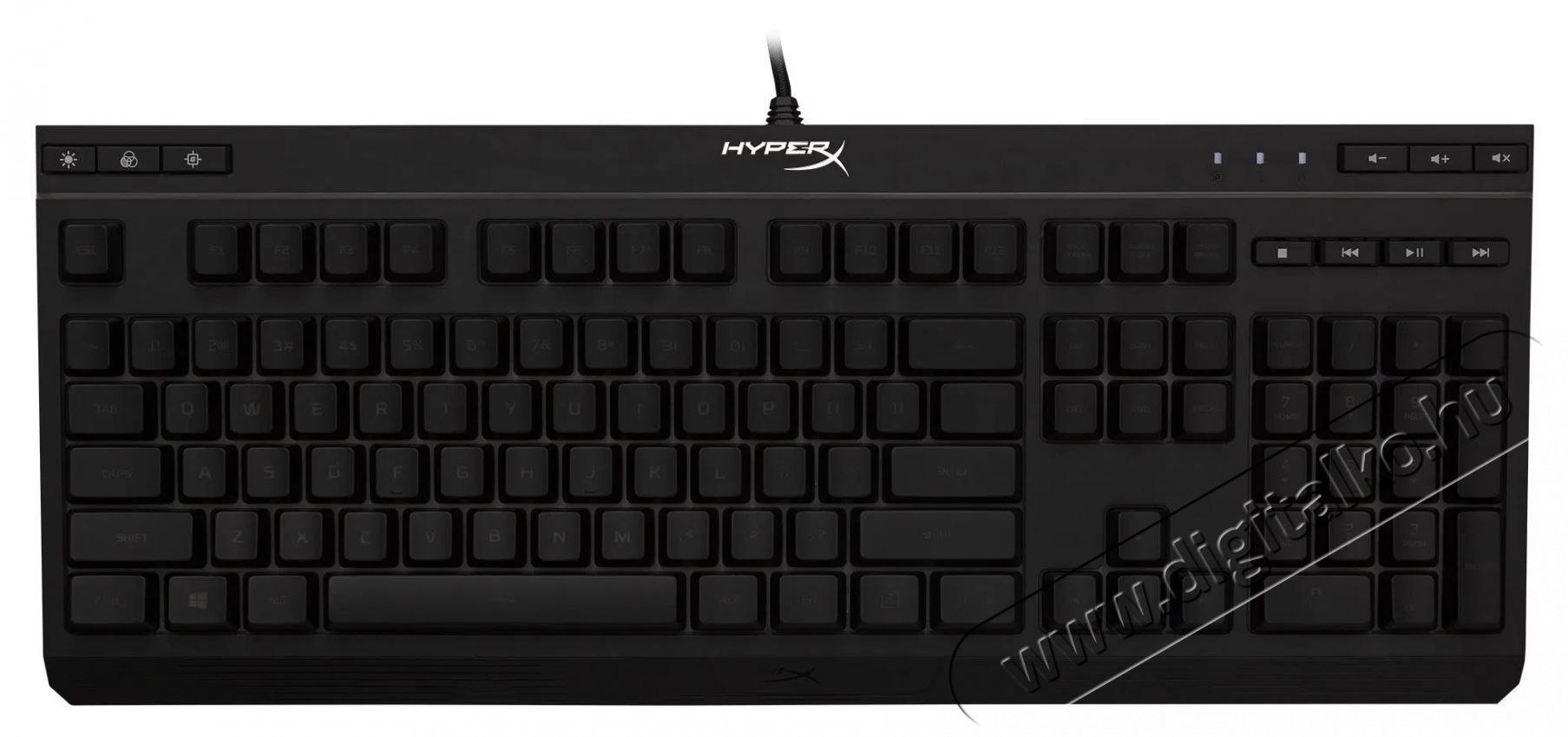 HP RENEW HyperX Alloy Core RGB US fekete gamer billentyűzet Iroda &eacute;s sz&aacute;m&iacute;t&aacute;stechnika - Billentyűzet / billentyűzet szett - Vezet&eacute;kes - 514023