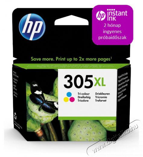HP 3YM63AE (305XL) h&aacute;romsz&iacute;nű nagykapac&iacute;t&aacute;s&uacute; tintapatron Iroda &eacute;s sz&aacute;m&iacute;t&aacute;stechnika - Nyomtat&oacute; - Kieg&eacute;sz&iacute;tő - 398013