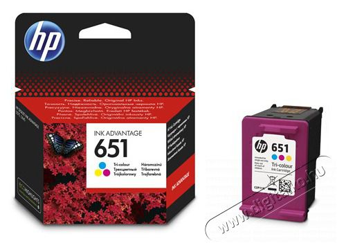 HP C2P11AE (651) H&aacute;romsz&iacute;nű tintapatron Iroda &eacute;s sz&aacute;m&iacute;t&aacute;stechnika - Nyomtat&oacute; - Kieg&eacute;sz&iacute;tő - 393245