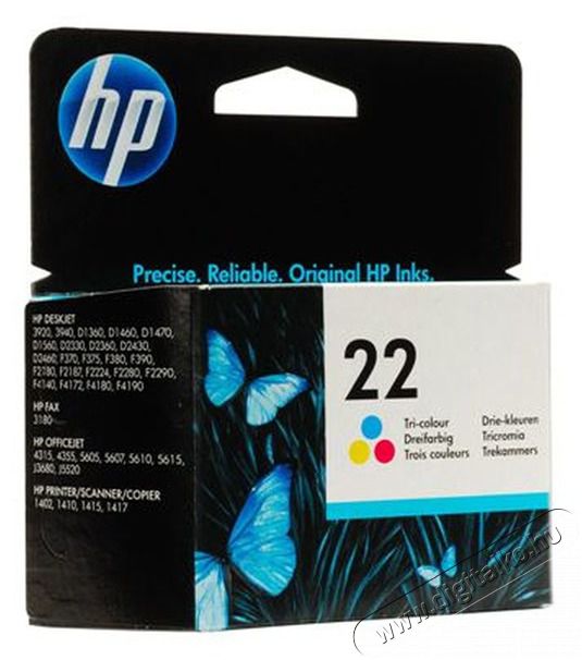 HP C9352AE (22) Sz&iacute;nes tri-color tintapatron Iroda &eacute;s sz&aacute;m&iacute;t&aacute;stechnika - Nyomtat&oacute; - Kieg&eacute;sz&iacute;tő - 393179