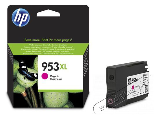 HP F6U17AE (953XL) tintapatron - magenta  Iroda &eacute;s sz&aacute;m&iacute;t&aacute;stechnika - Nyomtat&oacute; - Kieg&eacute;sz&iacute;tő - 393248