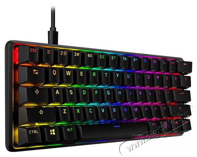 HP HyperX Alloy Origins 60 mechanikus US gamer billentyűzet Iroda &eacute;s sz&aacute;m&iacute;t&aacute;stechnika - Billentyűzet / billentyűzet szett - Vezet&eacute;kes - 393460
