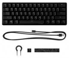 HP HyperX Alloy Origins 60 mechanikus US gamer billentyűzet Iroda &eacute;s sz&aacute;m&iacute;t&aacute;stechnika - Billentyűzet / billentyűzet szett - Vezet&eacute;kes - 393460