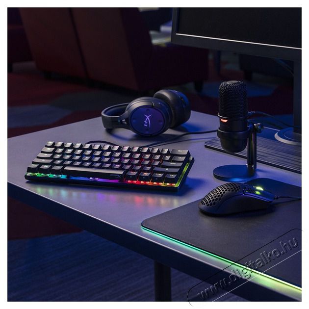 HP HyperX Alloy Origins 60 mechanikus US gamer billentyűzet Iroda &eacute;s sz&aacute;m&iacute;t&aacute;stechnika - Billentyűzet / billentyűzet szett - Vezet&eacute;kes - 393460