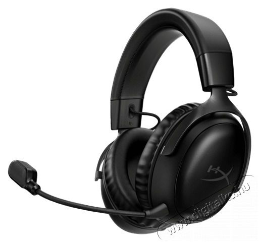 HP HyperX Cloud III Wireless fekete gamer headset Audio-Video / Hifi / Multim&eacute;dia - F&uuml;l &eacute;s Fejhallgat&oacute;k - Fejhallgat&oacute; mikrofonnal / headset - 496866