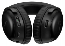 HP HyperX Cloud III Wireless fekete gamer headset Audio-Video / Hifi / Multim&eacute;dia - F&uuml;l &eacute;s Fejhallgat&oacute;k - Fejhallgat&oacute; mikrofonnal / headset - 496866