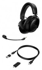 HP HyperX Cloud III Wireless fekete gamer headset Audio-Video / Hifi / Multim&eacute;dia - F&uuml;l &eacute;s Fejhallgat&oacute;k - Fejhallgat&oacute; mikrofonnal / headset - 496866