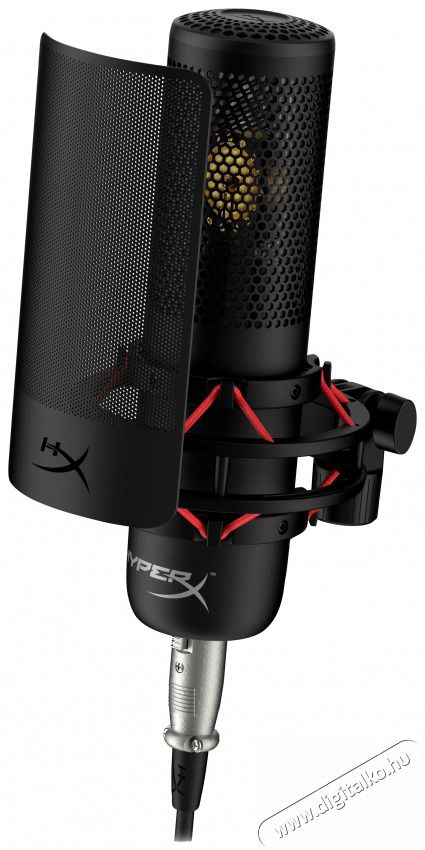 HP HyperX ProCast XLR fekete vezet&eacute;kes mikrofon Fot&oacute;-Vide&oacute; kieg&eacute;sz&iacute;tők - Mikrofon - Mikrofon r&aacute;di&oacute;knak - 514267