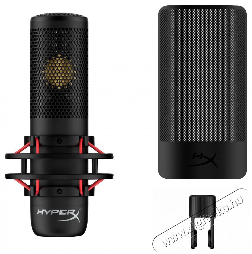 HP HyperX ProCast XLR fekete vezet&eacute;kes mikrofon Fot&oacute;-Vide&oacute; kieg&eacute;sz&iacute;tők - Mikrofon - Mikrofon r&aacute;di&oacute;knak - 514267