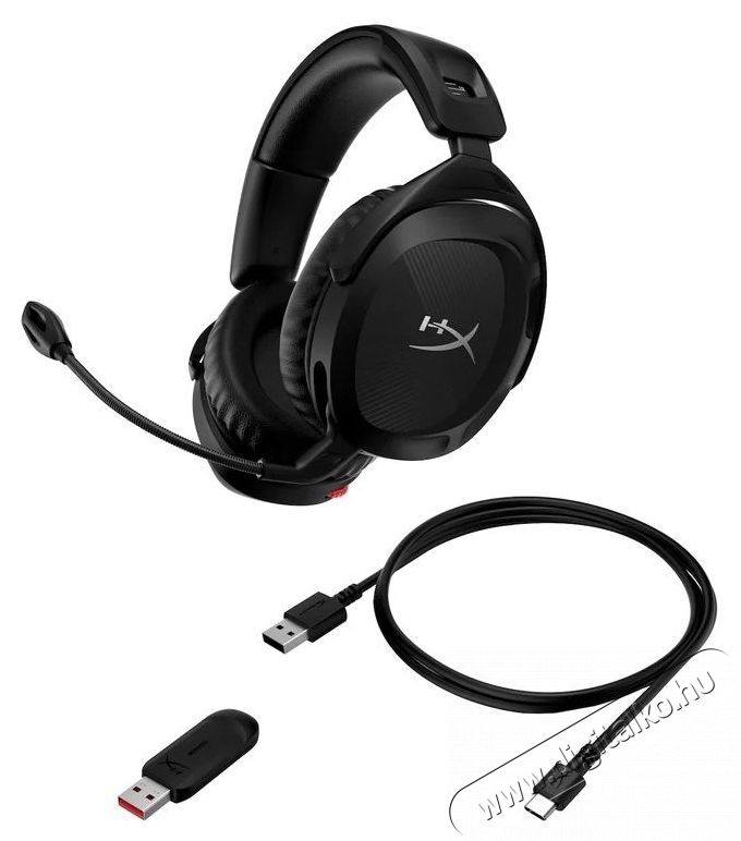 HP HyperX CloudX Stinger 2 Wireless vezet&eacute;k n&eacute;lk&uuml;li gamer headset Mobil / Kommunik&aacute;ci&oacute; / Smart - Mobiltelefon kieg&eacute;sz&iacute;tő / tok - Headset - 496851