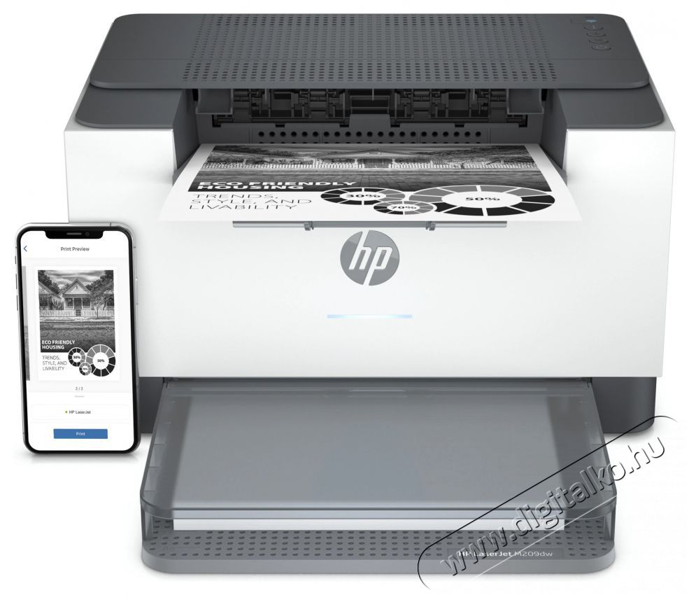 HP LaserJet M209dw mono l&eacute;zer Instant Ink ready nyomtat&oacute; Iroda &eacute;s sz&aacute;m&iacute;t&aacute;stechnika - Nyomtat&oacute; - Multifunkci&oacute;s (l&eacute;zer) - 393347