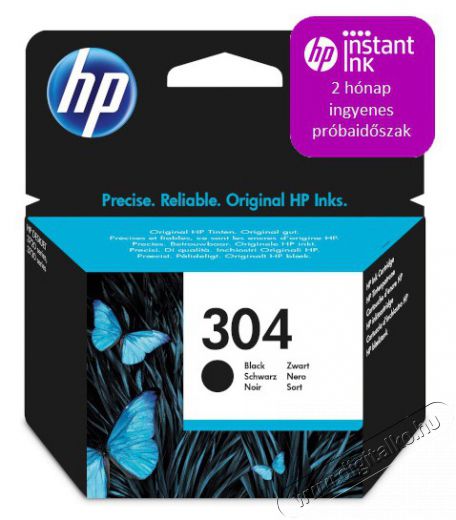 HP N9K06AE (304) fekete tintapatron Iroda &eacute;s sz&aacute;m&iacute;t&aacute;stechnika - Nyomtat&oacute; - Kieg&eacute;sz&iacute;tő - 393181