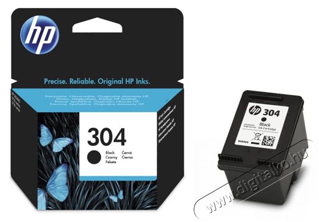 HP N9K06AE (304) fekete tintapatron Iroda &eacute;s sz&aacute;m&iacute;t&aacute;stechnika - Nyomtat&oacute; - Kieg&eacute;sz&iacute;tő - 393181