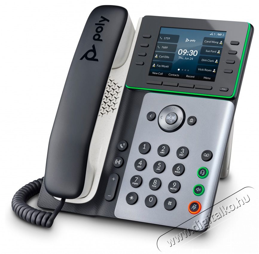 HP Poly Edge E350 PoE IP telefon Mobil / Kommunik&aacute;ci&oacute; / Smart - Vezet&eacute;kes telefon / fax - 514270