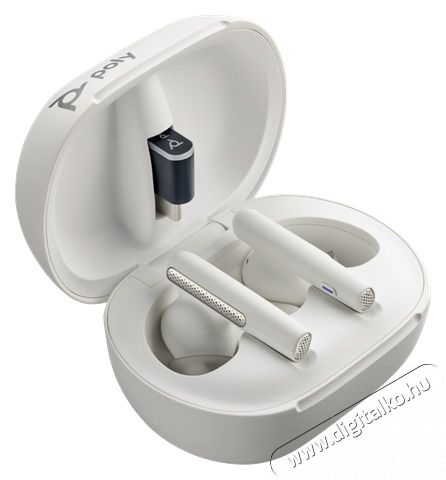 HP Poly Voyager Free 60+ True Wireless Bluteooth feh&eacute;r f&uuml;lhallgat&oacute; Audio-Video / Hifi / Multim&eacute;dia - F&uuml;l &eacute;s Fejhallgat&oacute;k - F&uuml;lhallgat&oacute; - 516238