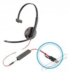 HP Poly Blackwire 3215 mono USB-C, 3,5mm, USB-C/A adapter Audio-Video / Hifi / Multim&eacute;dia - F&uuml;l &eacute;s Fejhallgat&oacute;k - Fejhallgat&oacute; mikrofonnal / headset - 518757