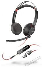 HP Poly BW 5220 USB-C HS+USB-C/A Fejhallgat&oacute; Audio-Video / Hifi / Multim&eacute;dia - F&uuml;l &eacute;s Fejhallgat&oacute;k - Fejhallgat&oacute; - 529543