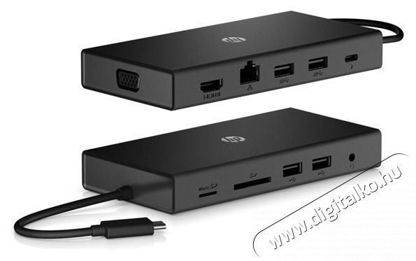 HP Travel USB-C t&ouml;bbportos eloszt&oacute; Iroda &eacute;s sz&aacute;m&iacute;t&aacute;stechnika - Notebook kieg&eacute;sz&iacute;tő - USB hub / eloszt&oacute; - 441436