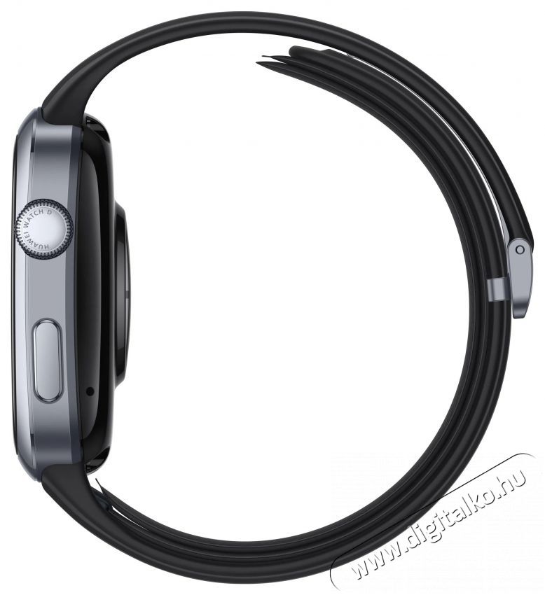 Huawei Watch D2 okos&oacute;ra, fekete alum&iacute;nium&ouml;tv&ouml;zet tok, fekete fluoroelasztomer sz&iacute;j Mobil / Kommunik&aacute;ci&oacute; / Smart - Okos eszk&ouml;z - Okos&oacute;ra - 503869