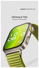 Huawei Watch Fit 4 Pro Black Mobil / Kommunik&aacute;ci&oacute; / Smart - Okos eszk&ouml;z - Okos&oacute;ra - 522059