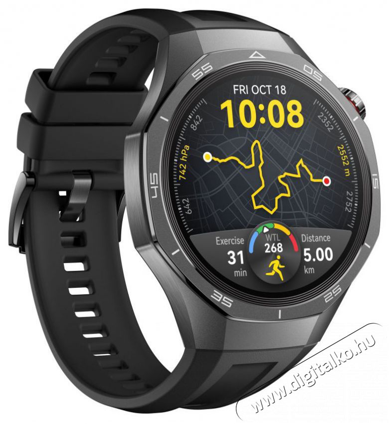 Huawei Watch GT 5 Pro 46 mm Black Mobil / Kommunik&aacute;ci&oacute; / Smart - Okos eszk&ouml;z - Okos&oacute;ra - 522062