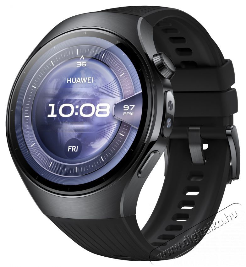 Huawei Watch 5 46 mm Black Mobil / Kommunik&aacute;ci&oacute; / Smart - Okos eszk&ouml;z - Okos&oacute;ra - 522068