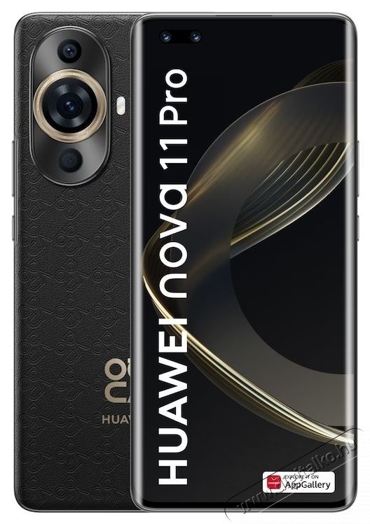 Huawei Nova 11 Pro mobiltelefon, 8 GB RAM, 256 GB, 4G, Fekete Mobil / Kommunik&aacute;ci&oacute; / Smart - Okostelefon - Android - 533531